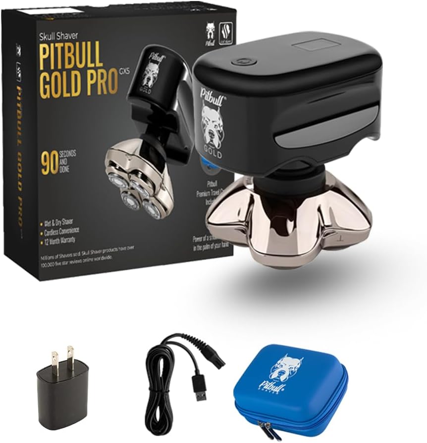 Skull Shaver - Pitbull Gold PRO GX5 Head and face Shaver – Skull