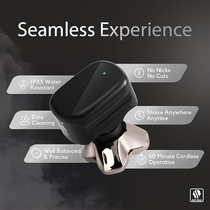 Skull Shaver Silver PRO Head and Face Shaver