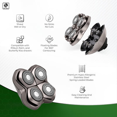 Carver PRO 4 Replacement Blade for Pitbull, Palm, and Butterfly Shavers