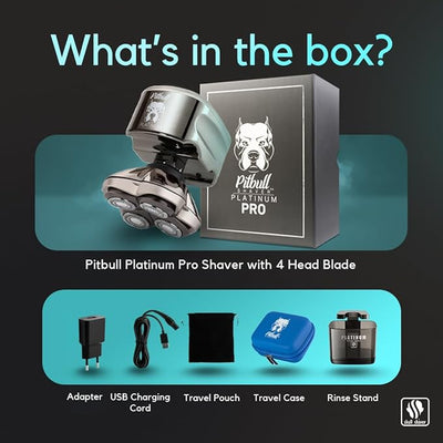 Skull Shaver Platinum PRO Head and Face Shaver - UK Plug