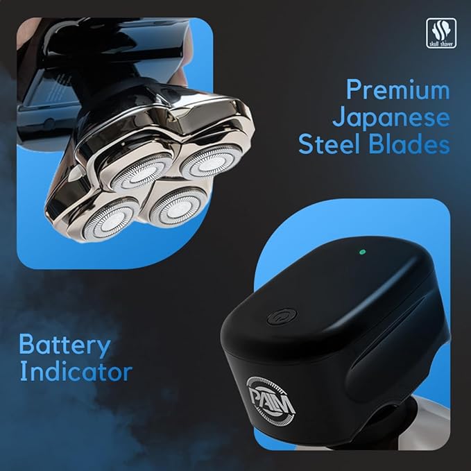 Skull Shaver - Palm MX5 Head and face Shaver - Smooth Shave