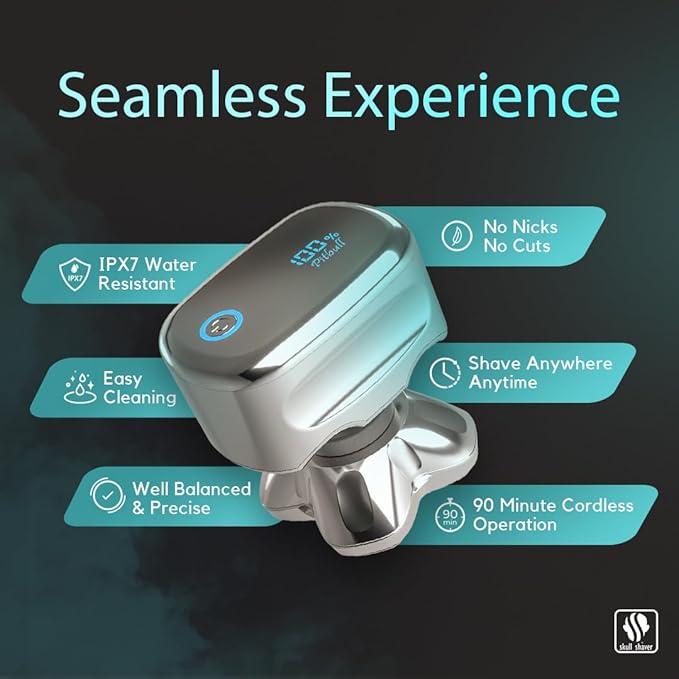 Skull Shaver Platinum PX5 – Precision and Convenience with Bonus Blade
