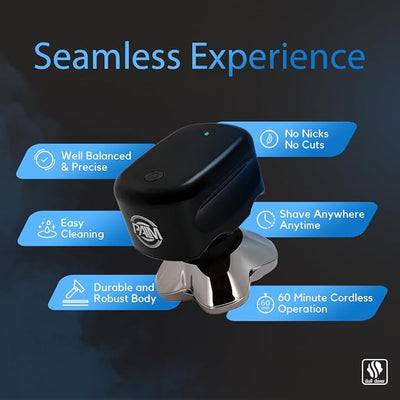 Skull Shaver - Palm MX5 Head and face Shaver - Smooth Shave