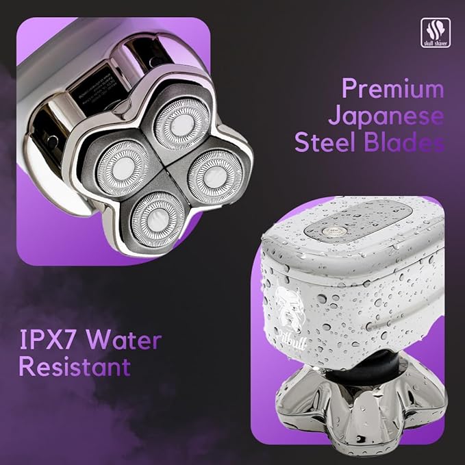 Skull Shaver Pitbull Diamond PRO Head and Face Shaver