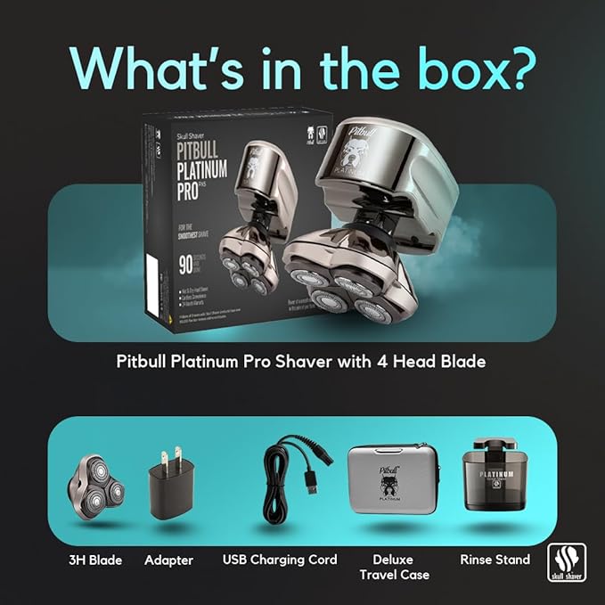 Skull Shaver Platinum PX5 – Precision and Convenience with Bonus Blade