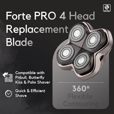 Forte PRO 4 Replacement Blade for Pitbull, Palm, and Butterfly Shavers