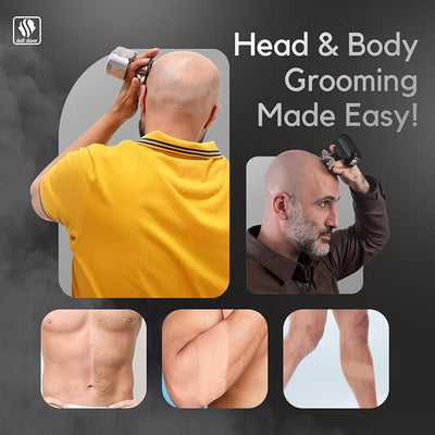 Skull Shaver Silver PRO Head and Face Shaver