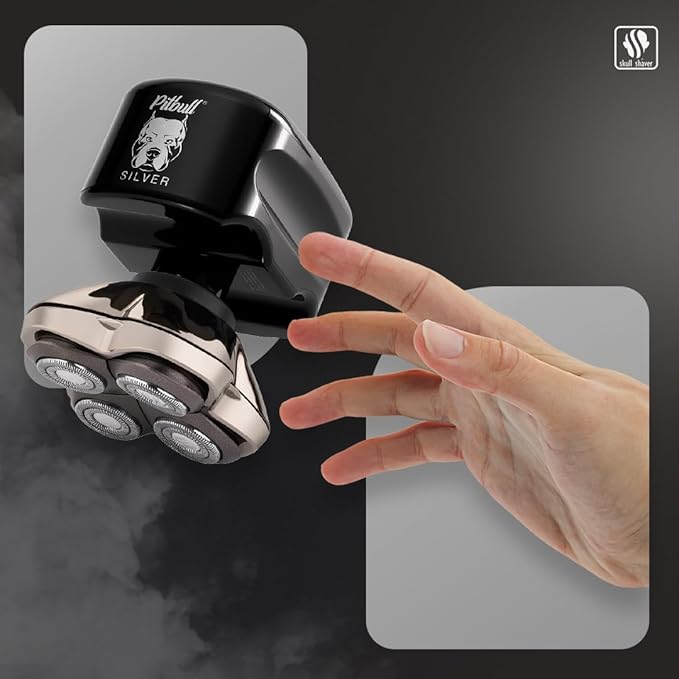 Skull Shaver Silver PRO Head and Face Shaver