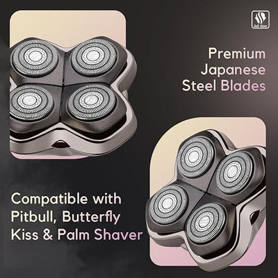 Replacement Blade Baron PRO 4 for Pitbull, Palm, and Butterfly Shavers