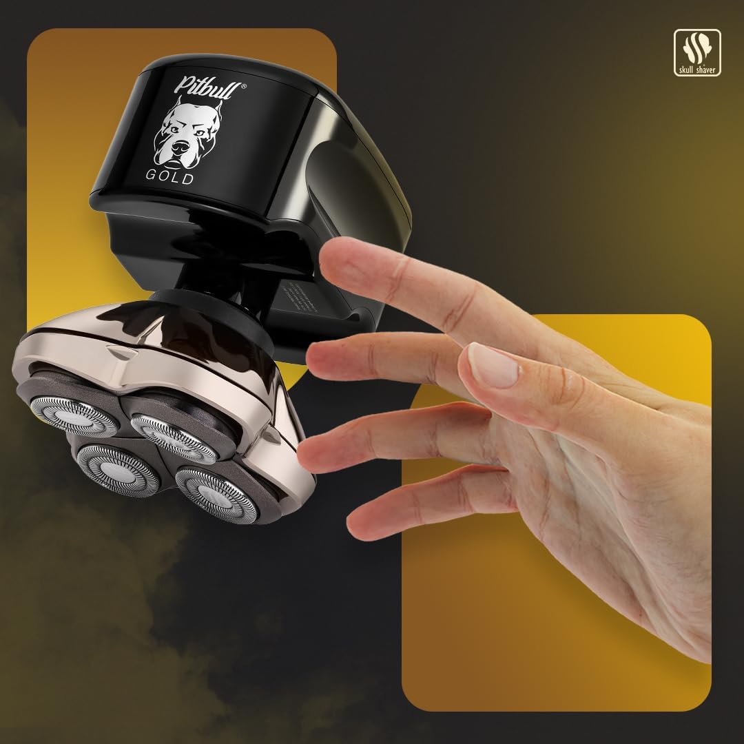 SkullShaver　Pitbull Gold Pro Pitbull Gold PRO Head and Face Shaver | USB charging cable
