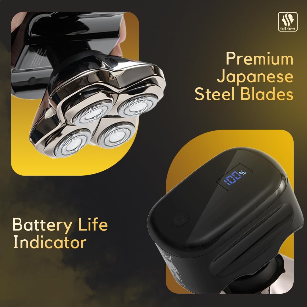 Skull Shaver - Pitbull Gold PRO GX5 Head and face Shaver – Skull