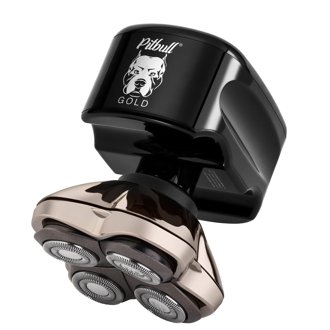Skull Shaver Pitbull Gold PRO Head and Face Shaver - UK Plug