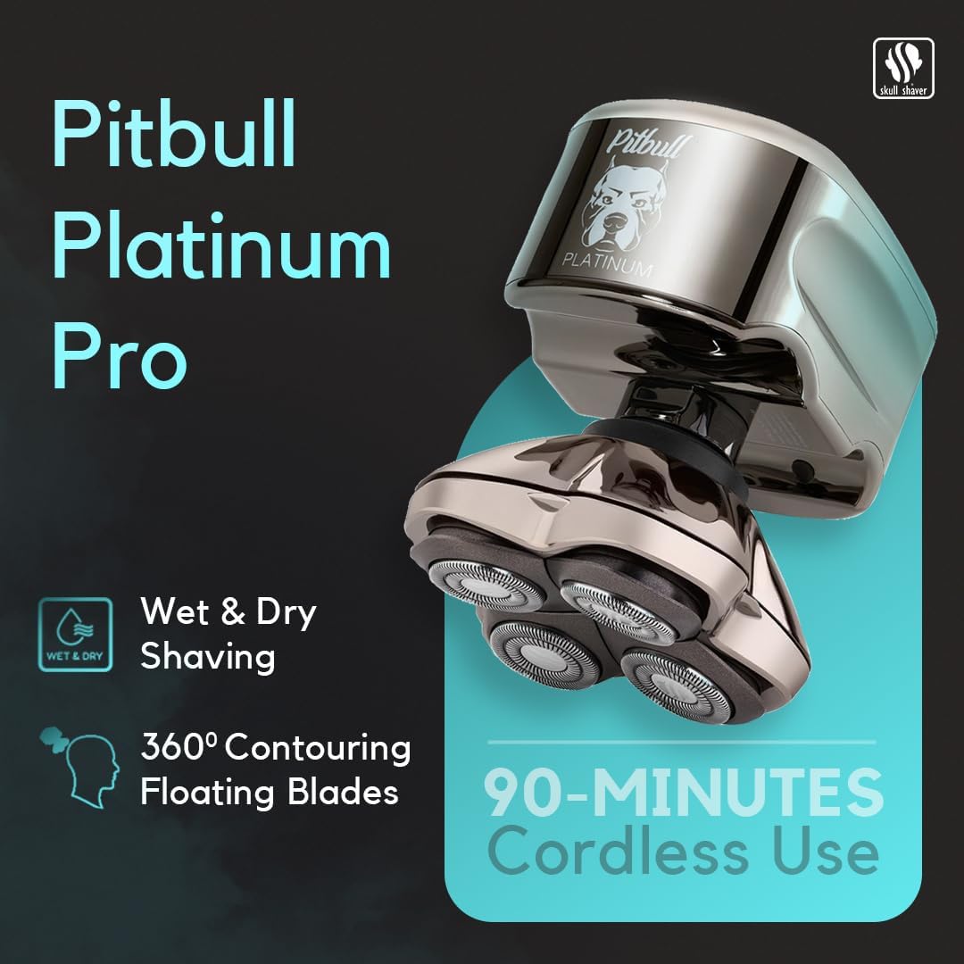 Skull Shaver - Pitbull Platinum PRO PX5 Head and face Shaver