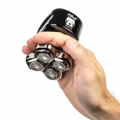Skull Shaver Pitbull Gold PRO Head and Face Shaver - UK Plug